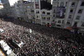 I funerali di Hrant Dink a Istanbul, 23 gennaio 2007